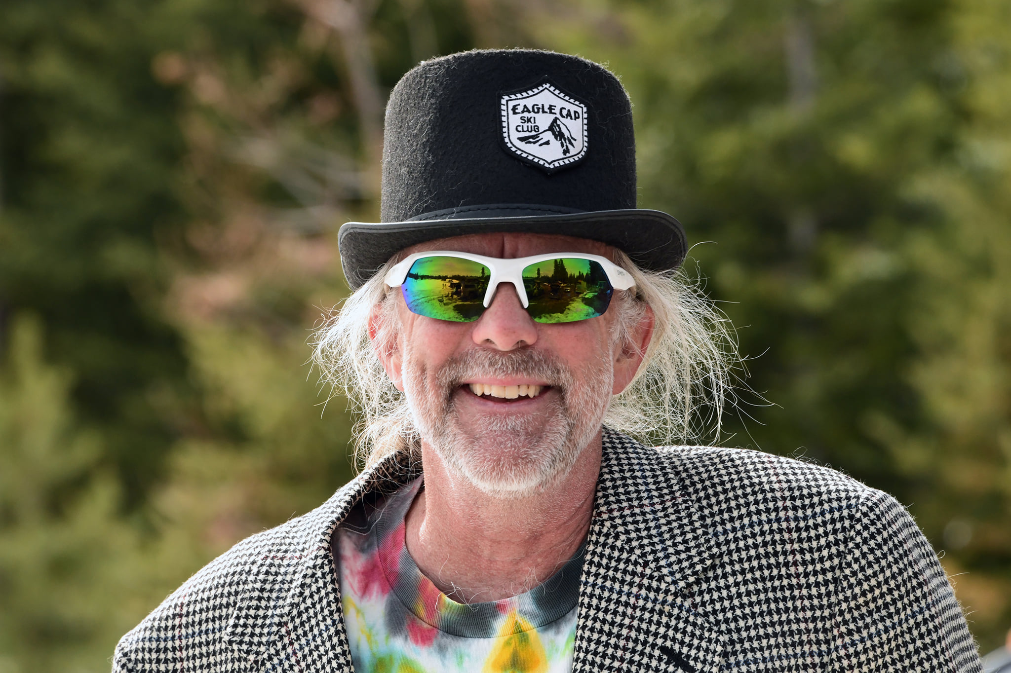 Jerry with his eagle cap ski club hat